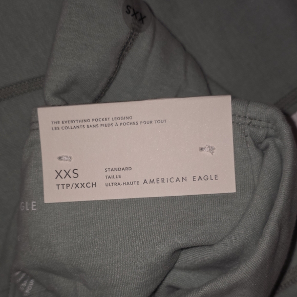 American Eagle Green Athletic Leggings - Picture 5 of 5